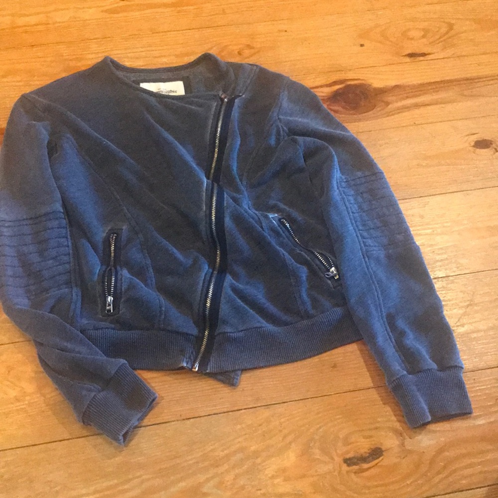 Abercrombie motto type jacket style sweat shirt
